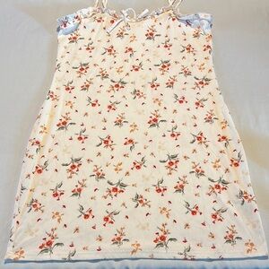 No Comment Floral Print Sleeveless Dress